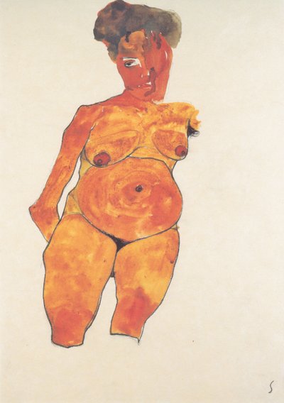 Ritratto di una donna incinta da Egon Schiele